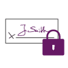 Segurança de Assinatura Features, Icon, Signing Security